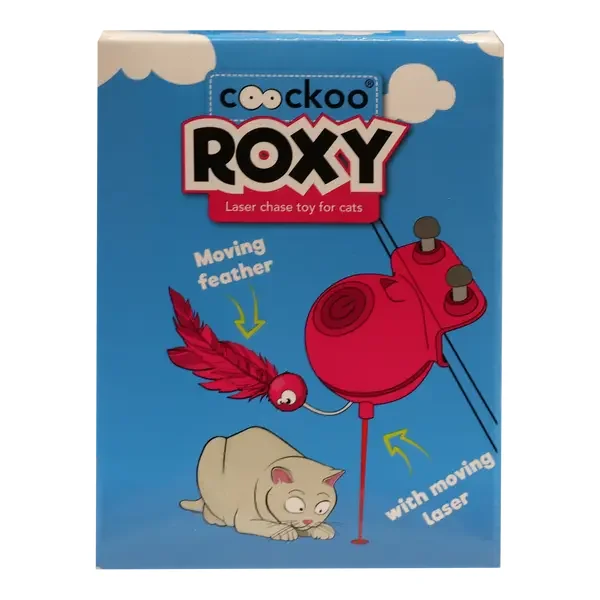 Coockoo Roxy Laser Toy elektroniczna zabawka laserowa dla kota różowy 1 szt - Coockoo