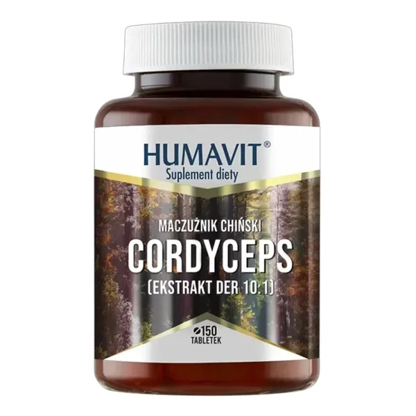 Cordyceps 400mg + Drożdże piwowarskie 200mg 150 tabletek [Humavit] - Humavit