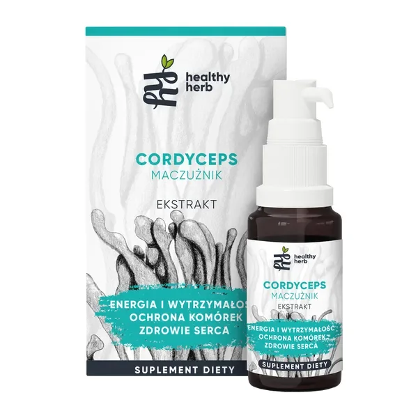 Cordyceps Maczużnik krople 30 ml [Healthy Herb] - Healthy Herb