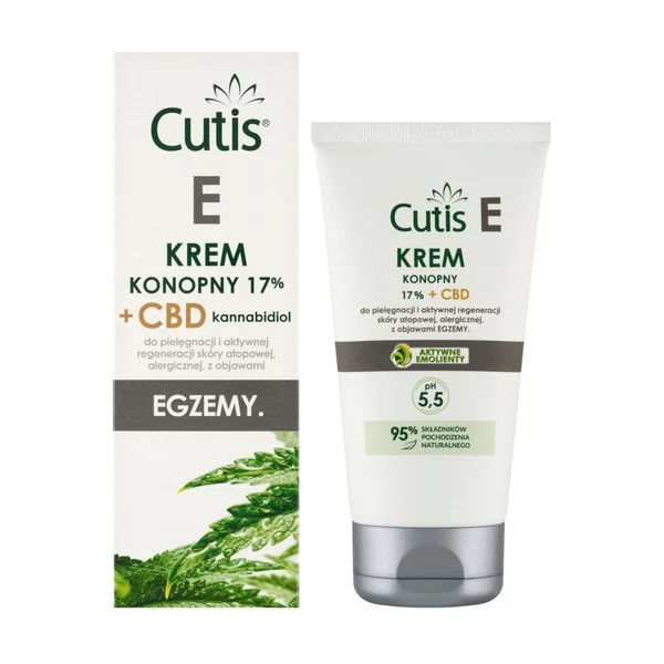 Cutis E krem konopny 17% + CBD 120ml [Cutis] - Cutis