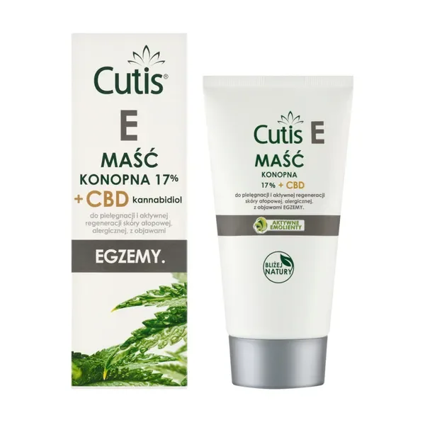 Cutis E maść konopna 17% + CBD 120 ml [Cutis] - Cutis