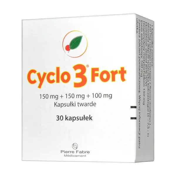 Cyclo 3 Fort 150mg+150mg+100mg 30 kapsułek [Pierre Fabre] - Pierre Fabre