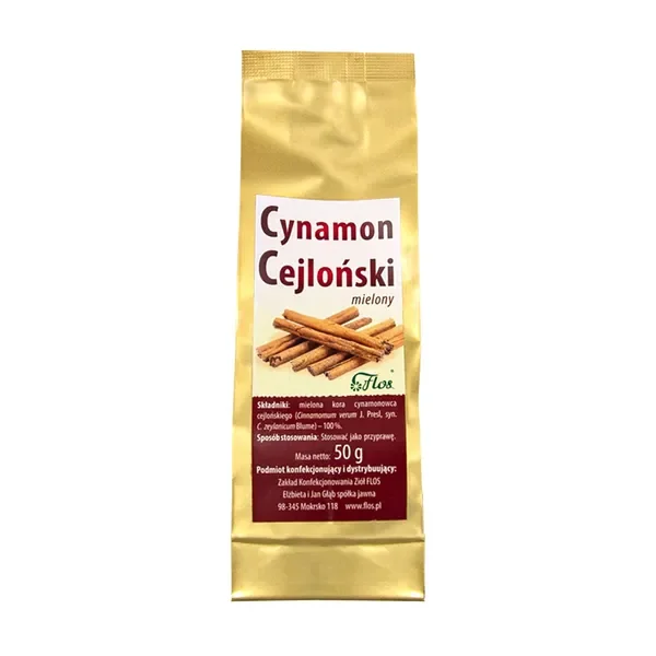 Cynamon Cejloński mielony 50g [Flos] - Flos