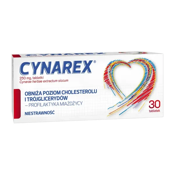 Cynarex 250 mg 30 tabletek [HERBAPOL] - HERBAPOL