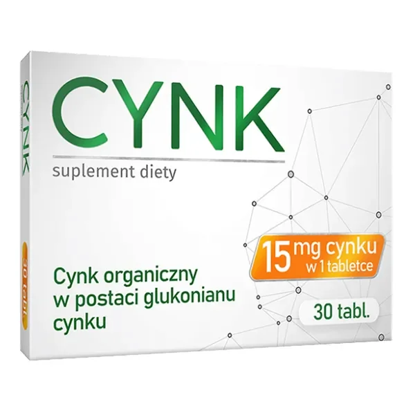 Cynk 15 mg 30 kapsułek [Alg Pharma] - Alg Pharma