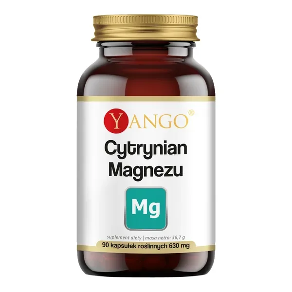 Cytrynian magnezu 81 mg 90 kapsułek [Yango] - Yango