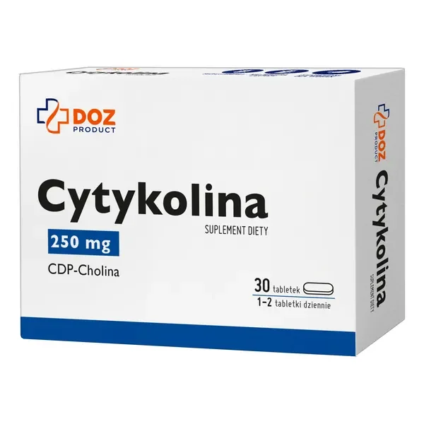 Cytykolina 250 mg 30 tabletek [DOZ PRODUCT] - DOZ PRODUCT