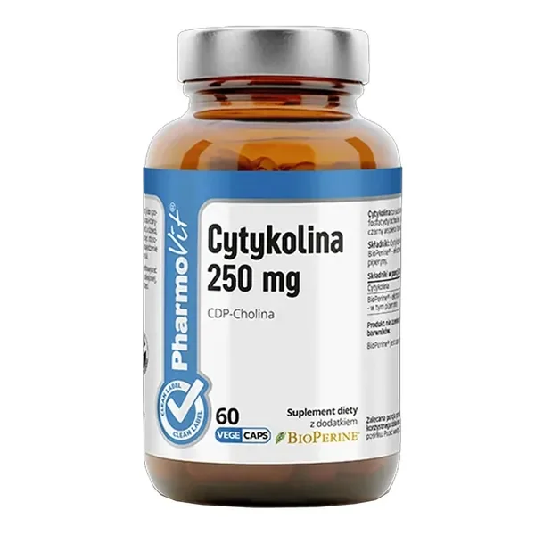 Cytykolina 250 mg 60 kapsułek [Pharmovit Clean Label] - Pharmovit Clean Label