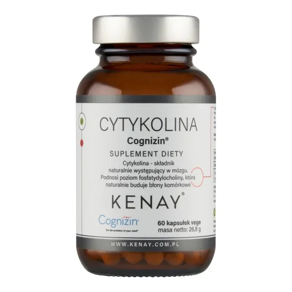 Cytykolina 500 mg 60 kapsułek [Kenay] - Kenay