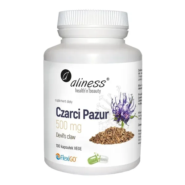 Czarci Pazur 500 mg 100 kapsułek [Aliness] - Aliness Health'N'Beauty