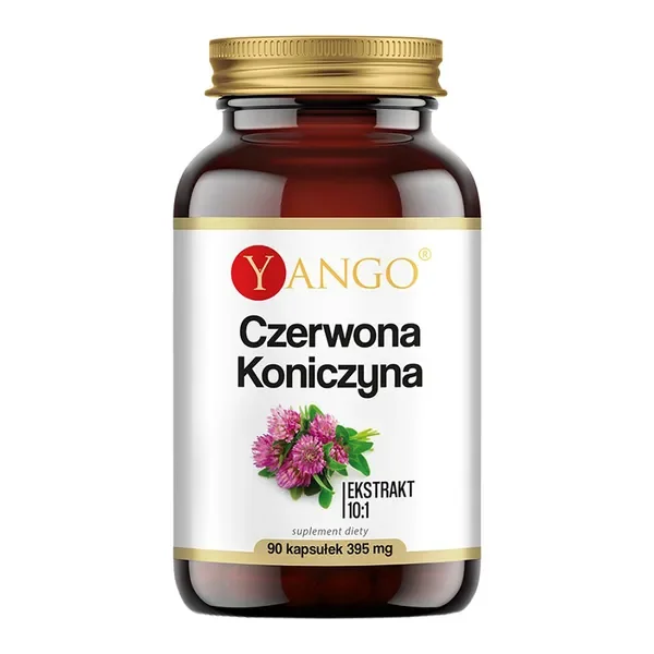 Czerwona koniczyna ekstrakt 10:1 395 mg 90 kapsułek [Yango] - Yango