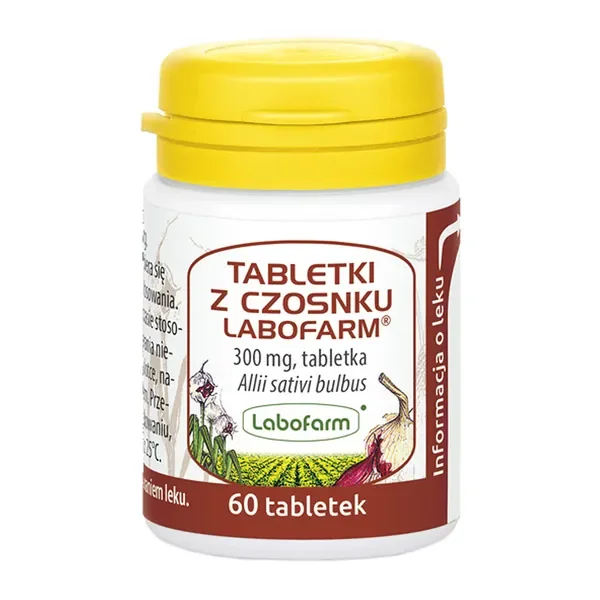 Czosnek 300 mg 60 tabletek [LABOFARM] - LABOFARM