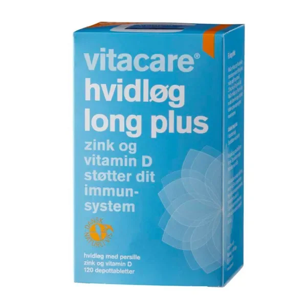 Czosnek 696 mg + Witamina D3 10 µg + Cynk 2,5 mg 120 tabletek [Vitacare] - Vitacare