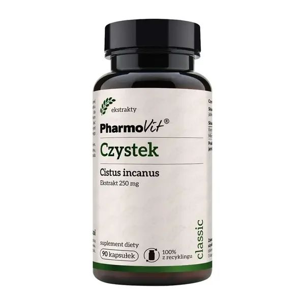 Czystek 250 mg 90 kapsułek [Pharmovit] - Pharmovit