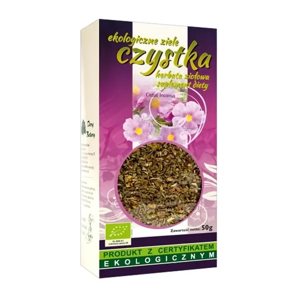 Czystek ziele herbatka ekologiczna 50g [Dary Natury] - Dary Natury
