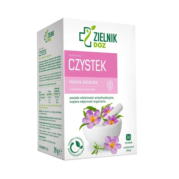 Czystek zioła do zaparzania 1,5g 30 szt [ZIELNIK DOZ] - ZIELNIK DOZ