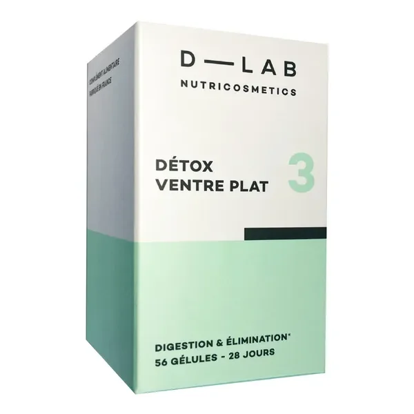 D-LAB Detox Ventre Plat 56 kapsułek - D-LAB