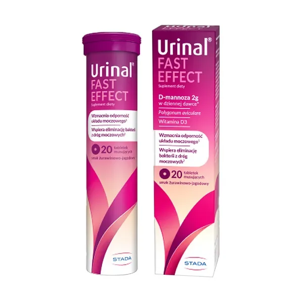 D-mannoza 1000 mg 20 tabletek [Urinal] - Urinal