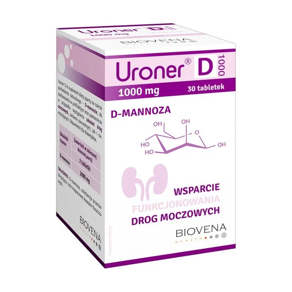 D-mannoza 2000 mg 30 tabletek [Biovena Health] - Biovena Health