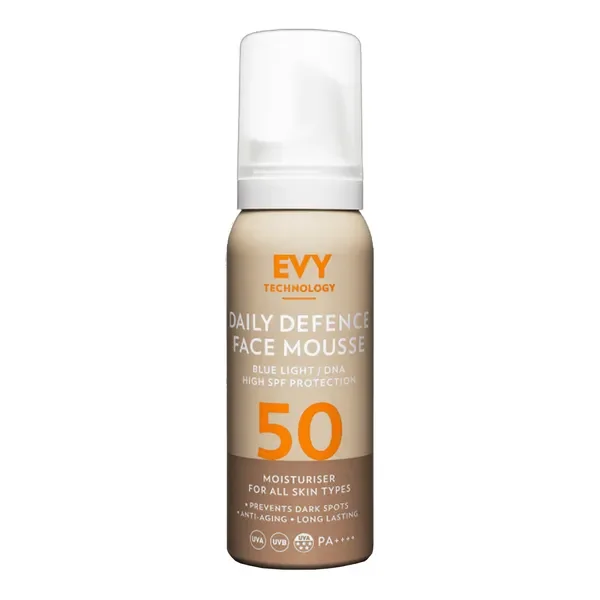 Daily Defence Face Mousse SPF50 75ml [Evy Technology] - Evy Technology