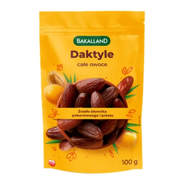 Daktyle całe owoce 100g [Bakalland] - Bakalland