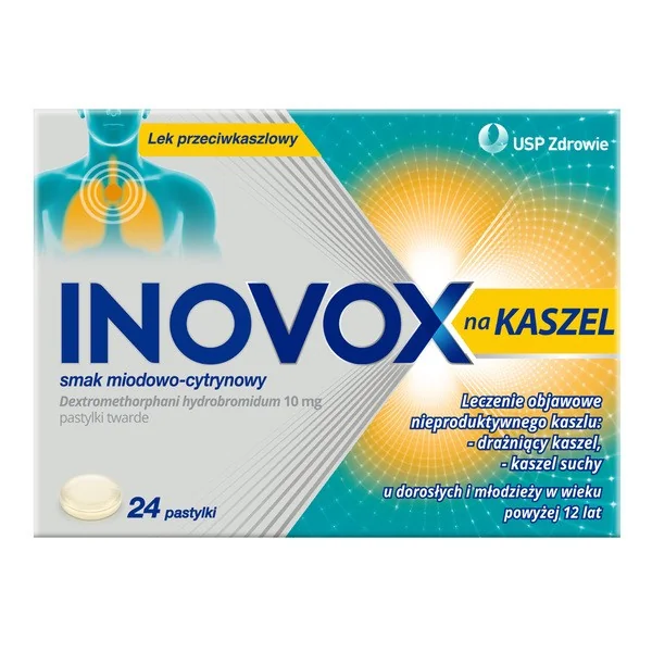 Dekstrometorfan 10 mg 24 pastylki [Inovox] - Inovox