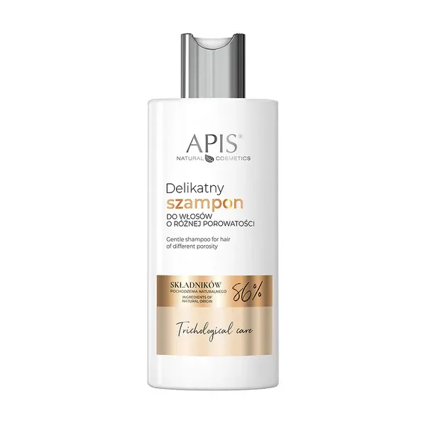 Delikatny szampon do włosów o różnej porowatości 300ml [Apis] - Apis