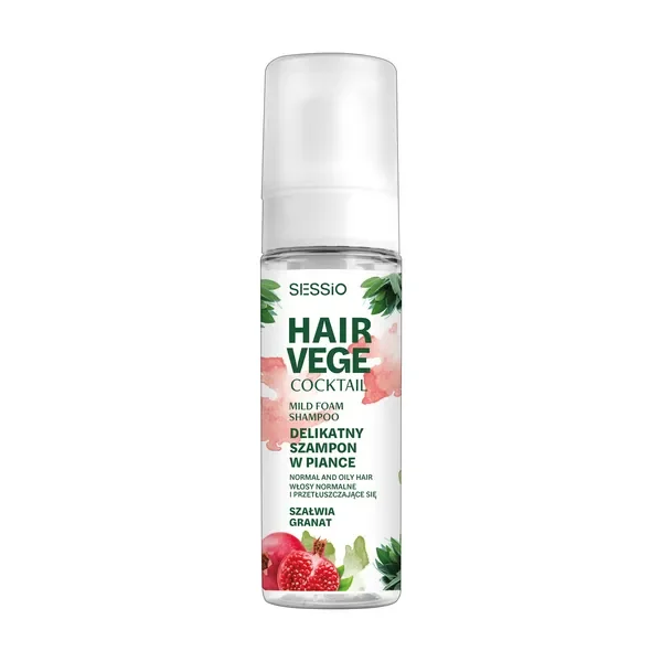 Delikatny szampon w piance Hair Vege Cocktail 175g [Sessio] - Sessio