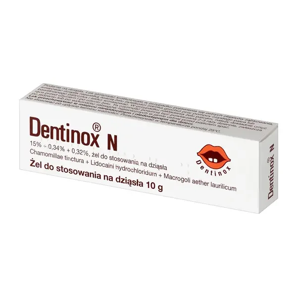 Dentinox N żel na dziąsła 10g [DENTINOX] - DENTINOX
