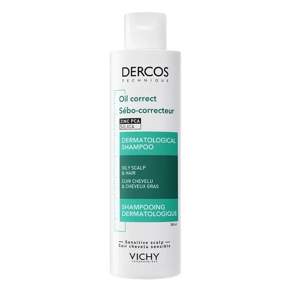 Dercos Oil Correct Szampon Normalizujący Sebum 200ml [Vichy] - Vichy