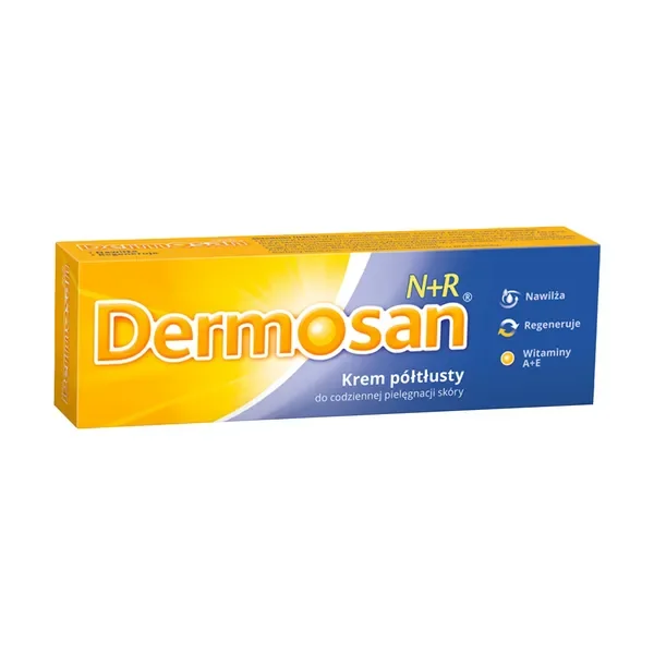 Dermosan N+R krem półtłusty z witaminami A+E 40g [Dermosan] - Dermosan