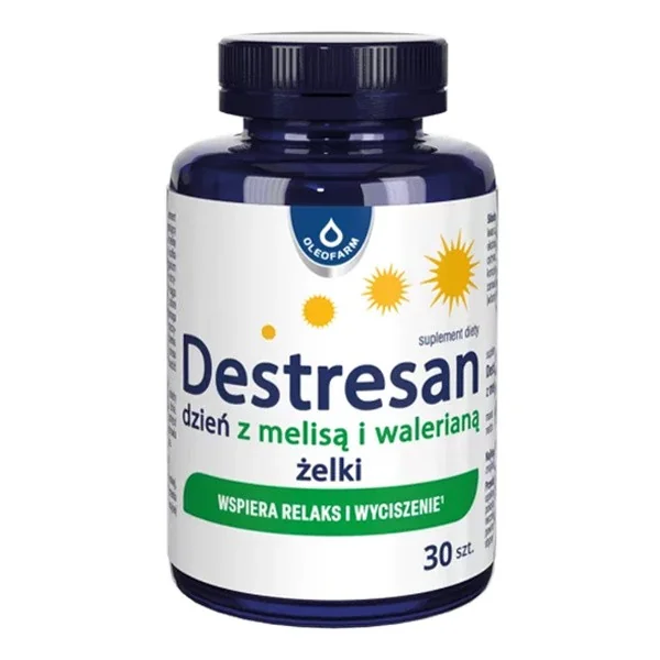 Destresan dzień z melisą i walerianą 30 żelek [Destresan] - Destresan