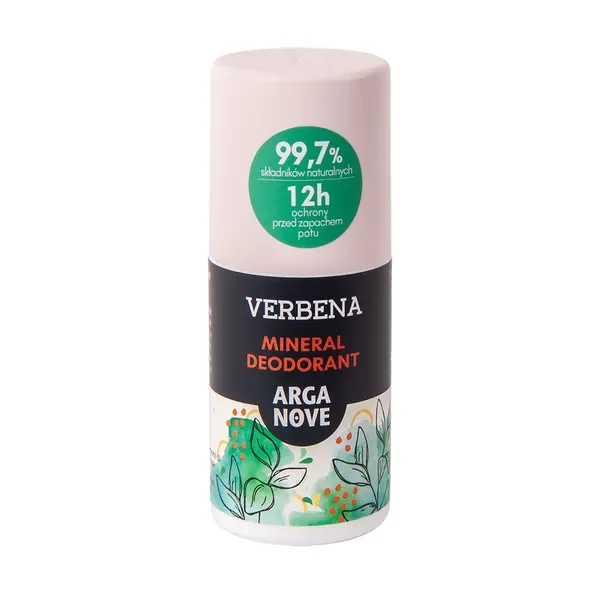 Dezodorant mineralny ałunowy werbena roll-on 50ml [Arganove] - Arganove