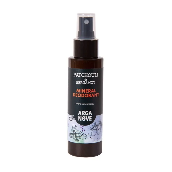 Dezodorant mineralny paczula i bergamotka spray 100ml [Arganove] - Arganove