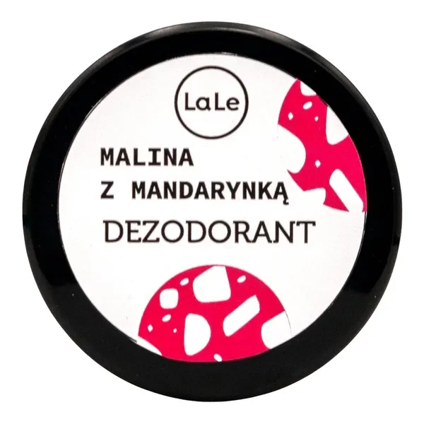 Dezodorant w kremie malina z mandarynką 50ml [LaLe] - LaLe