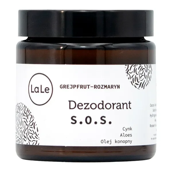 Dezodorant w kremie S.O.S. grejpfrut-rozmaryn 120ml [LaLe] - LaLe