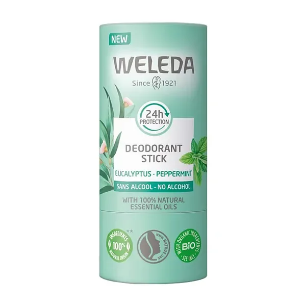 Dezodorant w sztyfcie eukaliptus-mięta pieprzowa 50g [Weleda] - Weleda