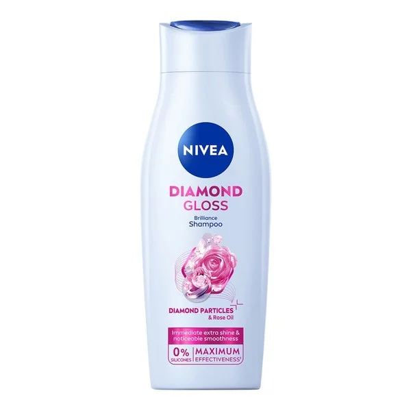 Diamond Gloss szampon pielęgnujący do włosów 400 ml [Nivea] - Nivea