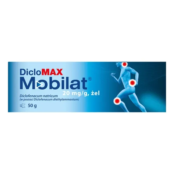 DicloMAX Mobilat Diklofenak 23,2 mg/g żel 50 g - DicloMAX