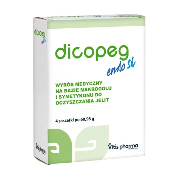 Dicopeg Endo Si proszek do sporządzania roztworu doustnego 4 saszetki [Dicopeg] - Dicopeg