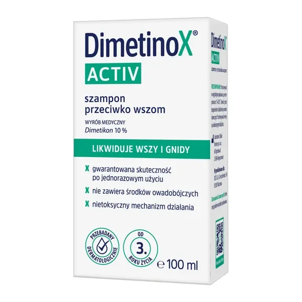 DimetinoX Activ szampon przeciwko wszom 100 ml [LABORATOIRE L`IDEAL] - LABORATOIRE L`IDEAL