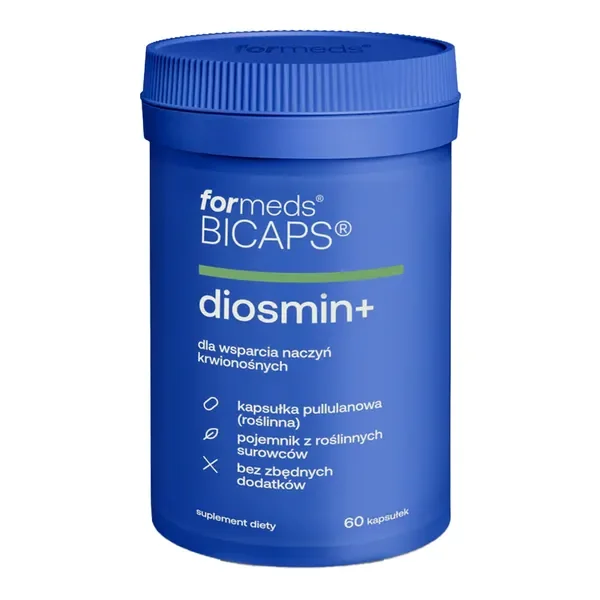 Diosmina 450mg + Hesperydyna 50mg 60 kapsułek [Formeds Bicaps] - Formeds Bicaps