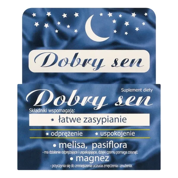 Dobry Sen Melisa Passiflora Magnez B6 30 tabletek [Dobry Sen] - Dobry Sen