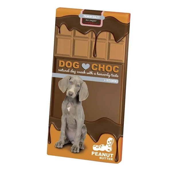 Dog Choc czekolada dla psa o smaku masła orzechowego 100g [Duvoplus] - Duvoplus