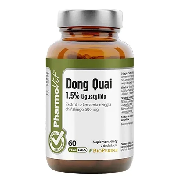 Dong Quai 500mg 60 kapsułek [Pharmovit Clean Label] - Pharmovit Clean Label