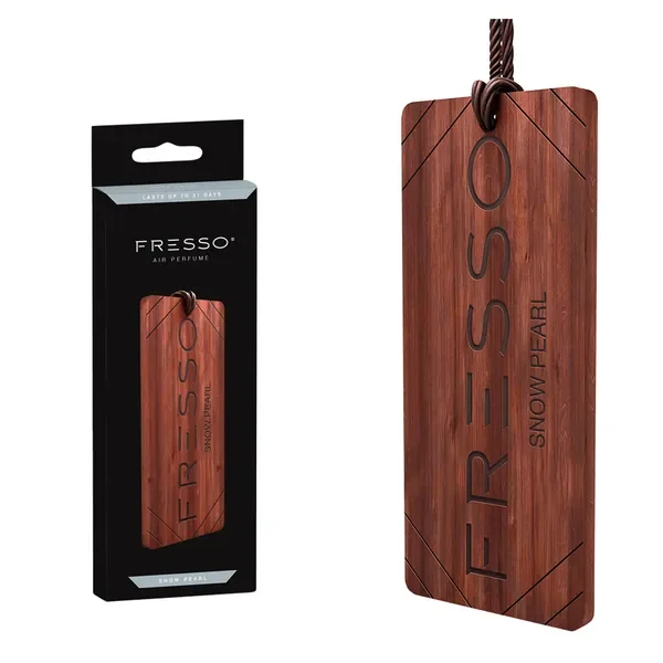 Drewniana zawieszka zapachowa Snow Pearl 1 szt. [Fresso] - Fresso