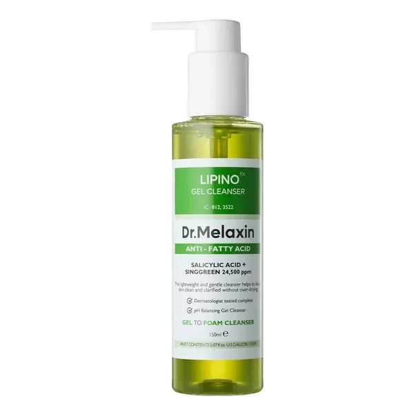 Dr.Melaxin Lipino Gel Cleanser oczyszczający żel przeciwkwasowy 150ml - Dr.Melaxin