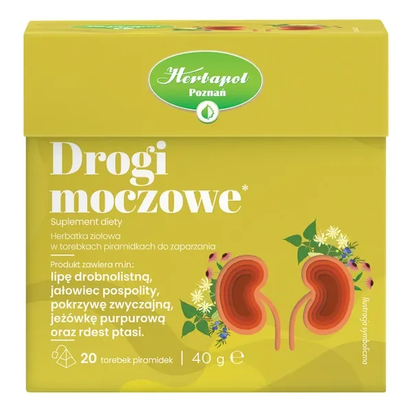 Drogi moczowe herbatka ziołowa 20 saszetek [Herbapol Poznań] - Herbapol Poznań