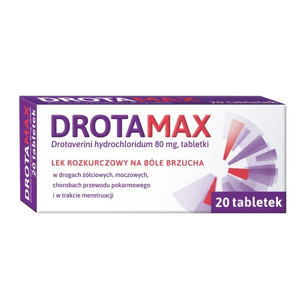 Drotaweryna 80 mg 20 tabletek [Drotamax] - Drotamax