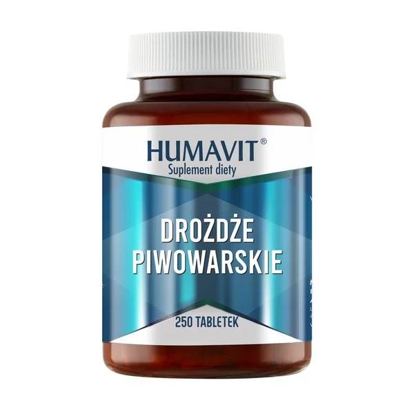 Drożdże piwowarskie 1000 mg 250 tabletek [Humavit] - Humavit